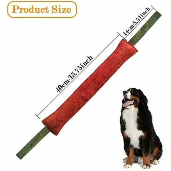 40 cm Indestructible Dog Bite Pillow with 2 Handles, Fire Hose Material-FM-