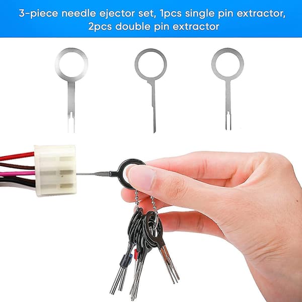 82-piece Terminal Removal Kit Depinning Key Tool Set for Car, Home Appliances, Tools with Case