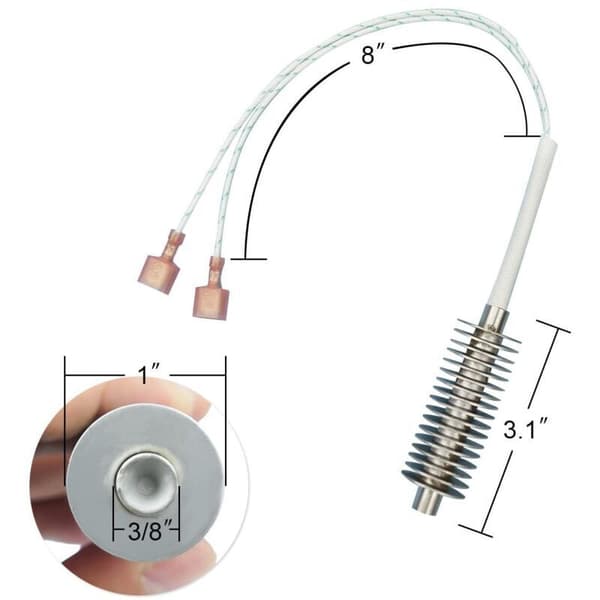 Erstatningstenner for pelletsovner - Metallmateriale - Varmerør for ovnsbytte