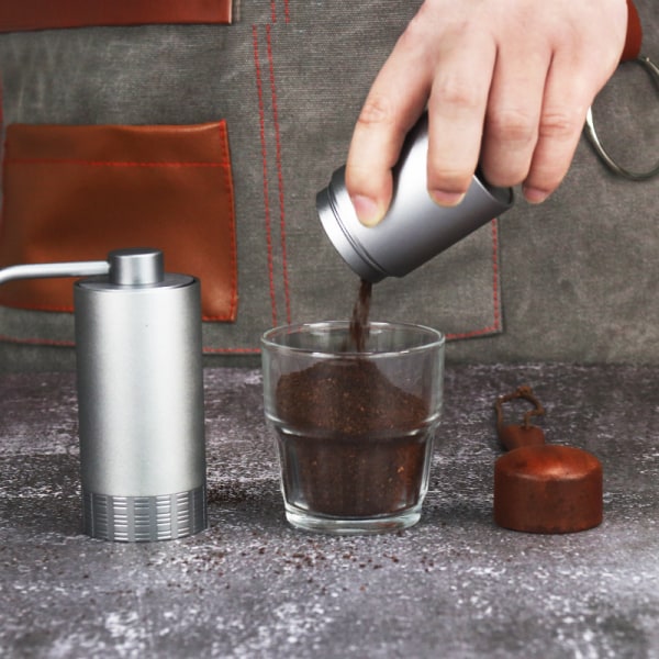 Bärbar kaffekvarn manuell - Espresso Handkvarn Kaffe - Manuell kaffebönkvarn - Travel Kaffekvarn Hand