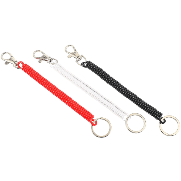 3 st Handledsrem Lanyard Pocket Nyckelring Nyckelring Present Anti- Lost Stretch CordAsorted Color18X2,5 Assorted Color 18X2.5X1CM