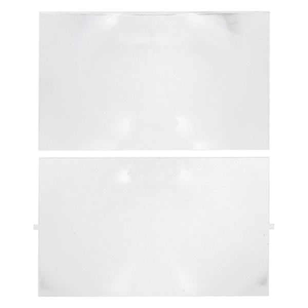 2 kpl Tietokonenäyttöjen Suurennuslasi Fresnel-linssi Suurennuslasiarkki Sivun Suurennuslasi Läpinäkyvä 14X9CM
