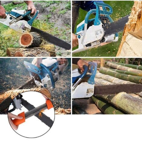 Chainsaw Chain Sharpener, Woodworking Chain Sharpening Tool, Easy-to-File Replacement Chain for Universal Chainsaw (4.8mm)