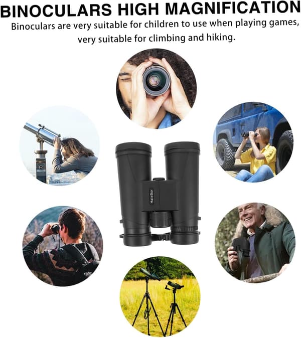 Portable Telescope Night Vision Binoculars 12x42 High Definition Binoculars