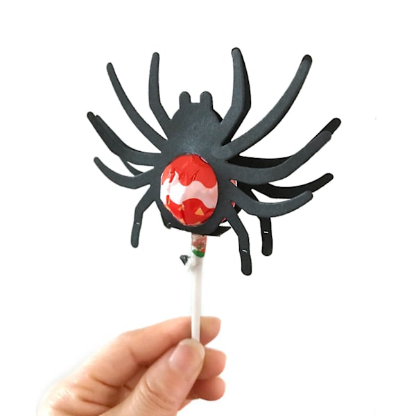 Halloween-hämähäkkilelullatelineen leikkausmuotti käsityöprojektin tarvikkeille