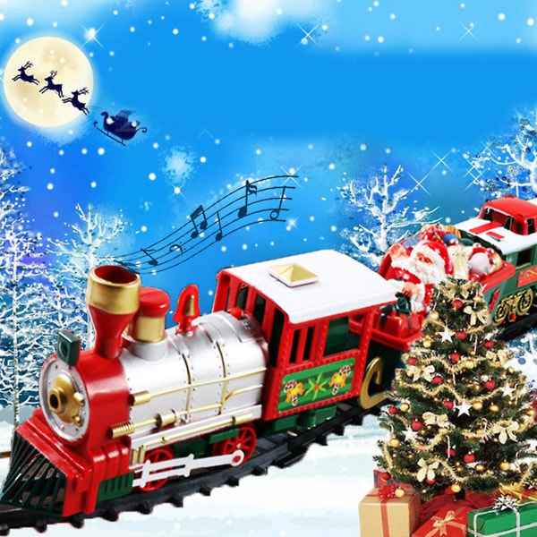 22-pack musikaliskt tågset för julfest Set Realistiskt ljud Ljus