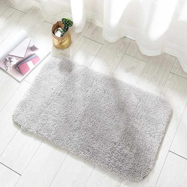 40x60cm Löv Mikrofiber Badmatta Tropisk Badrumsmatta Hög Vattenabsorption Badmatta