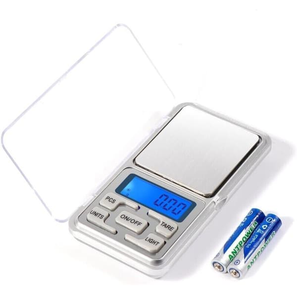 Precision Scale 0.01g-500g, Small Precision Scale with Backlit LCD Screen, Mini Precision Kitchen Scale for Kitchen, Cafe, Travel, Medicine