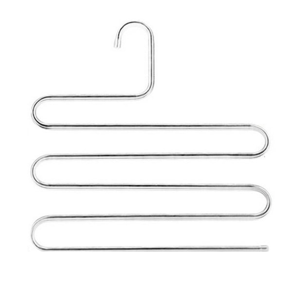 Buksehengere Sklisikre S-Formet Buksehengere Rustfritt Stål Kleshengere Klesoppbevaring Organizer for (4-pakning med)