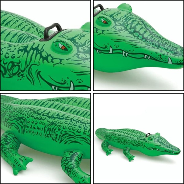 Uppblåsbar Flytande Krokodil, Uppblåsbar Krokodil Pool, Uppblåsbar Krokodil Boj, Stor Krokodil Ride On Boj, Uppblåsbar Krokodil