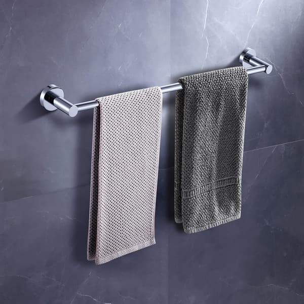 62 * 5,5 * 7,5 cm Wall Mounted Towel Holder, Chrome Plated, Suitable