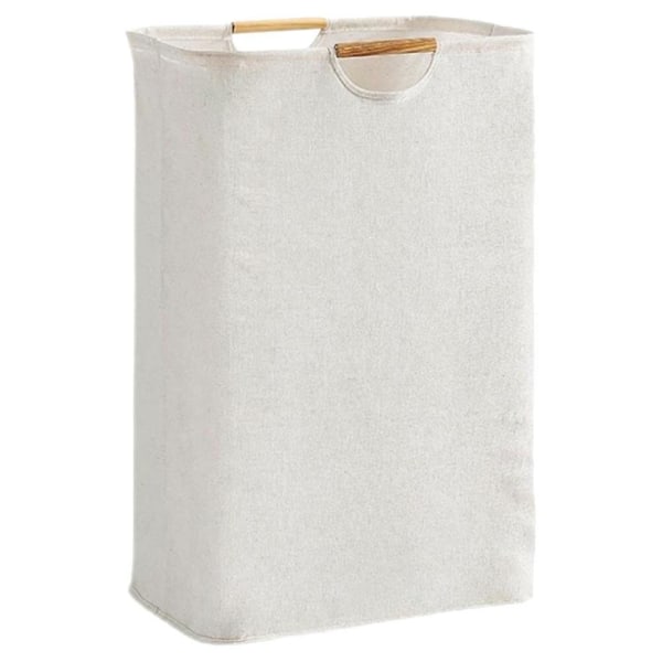 Opbevaringskasser Tøj Foldbar Vask Kurv Sammenklappelig Opbevaringskurv Vaskeri Opbevaringskasse Sammenklappelig Vask Kurv Hvid 56x40cm White 56x40cm