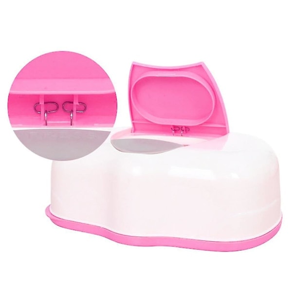 Hem Bil Tryk Pop-up Automatisk Baby Vådservietter Vådt Væv Box Case Holder Organizer Blå
