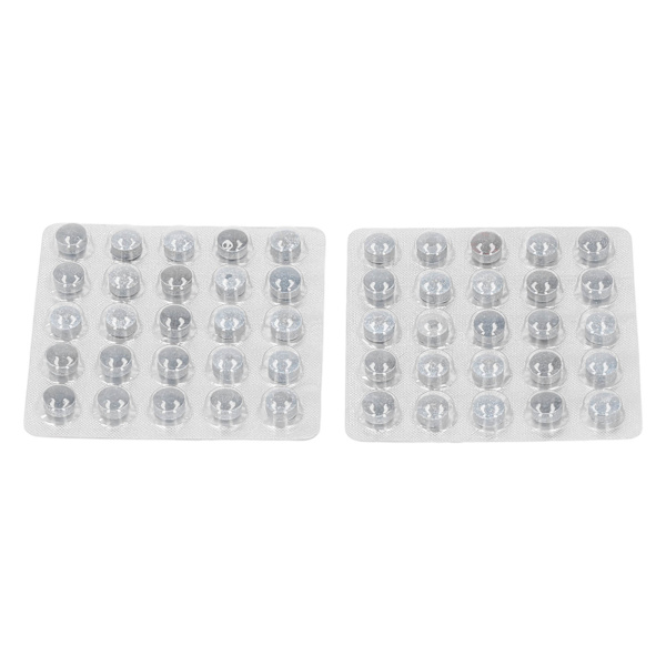 50 Pcs Billiard Cue Tips Kit Durable Pool Cue Tips PU Replacement Set 10mm