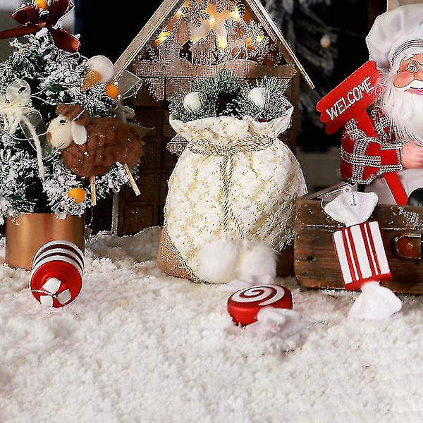 Candy Charms Joulukoristeet Joulukuusen Tarvikkeet Koristeet Sarja Joululahja Pukeutumistarvikkeet (2 kpl, Sekalaiset Värit)