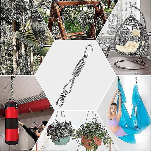 Hanging Egg Chair Spring Hanging Chair, Hammock Swing Spring, Load Capacity Up To 250kg
