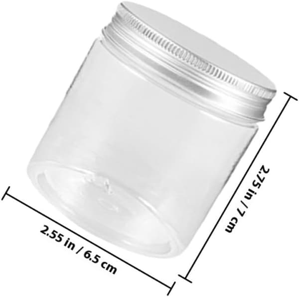 12 st miniburkar konserveringsburk 200 ml design aluminiumlock förseglingssäker förvaringslösning