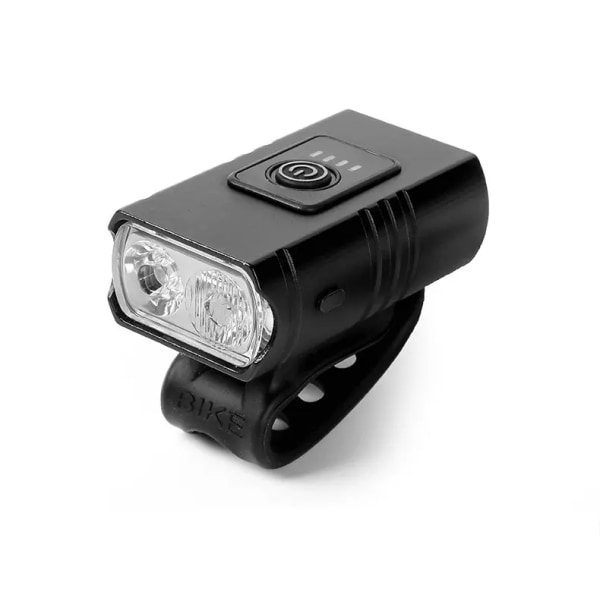 USB ladattava pyörävalo, vedenpitävä polkupyörän taskulamppu valolla, LED-polkupyörän valo maantie- ja vuoristokäyttöön - Turvallisuus yöllä