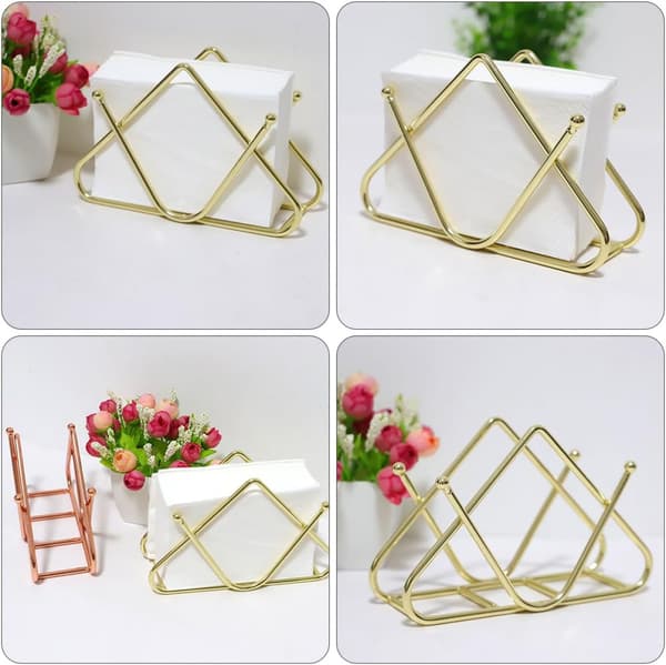 Gold-plated wrought iron towel rack, unique and creative vertical support, strong load-bearing capacity, burr-free