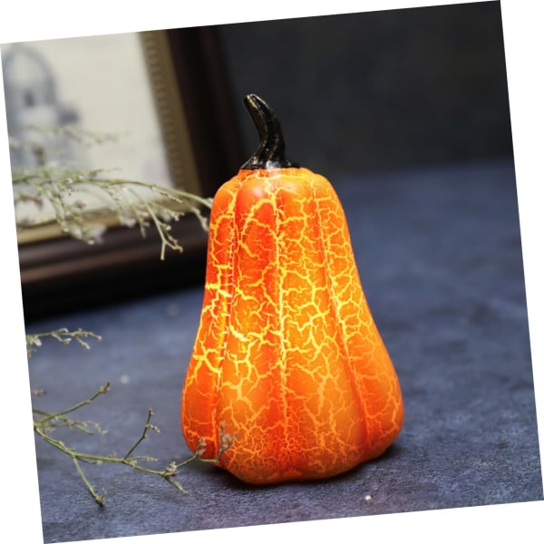 3 st Halloween Jack-o-Lantern Halloween Pumpkin Light Pumpa lampa LED Lantern Out Door Decor Höstdekor Glaspumpa
