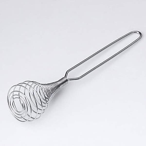 Portable Stone Whisk with Wire Coil and Beater
