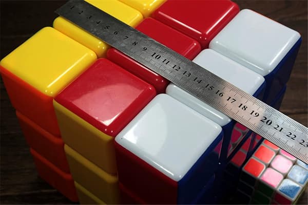 Super Cube 3x3x3 Stor Kub Klistremerkefri Speed Cube 18cm Stor C