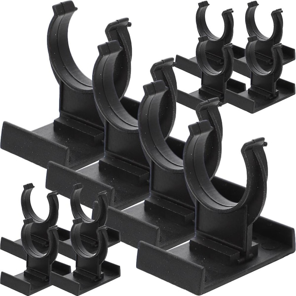 24 stk Skap Nivelleringsbein Kick Clips Skap Sokkel Clips Møbler Bord Beinklips Svart 4.7X4.3CM Black 4.7X4.3CM