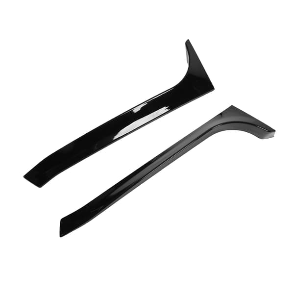 2nd REAR WINDOW Side Spoiler Gloss Black Left Right ABS Heat Resistant Replacement for GTR 2008-2013