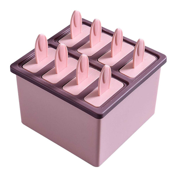 Popsicleformar 8 Håligheter Isglassformar För Fest Yoghurt Juice Smoothies Pinnar Hemgjorda Popsicle