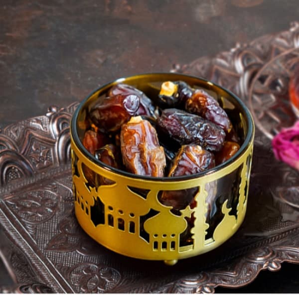 Ramadan Madbakke Eid Snacks Opbevaringsbakke GULD B B Guld B-B