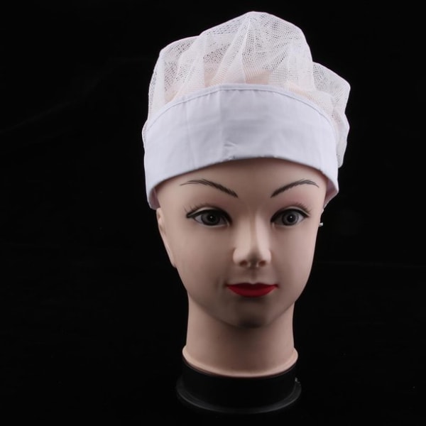Säädettävä elastisuus ruoanlaittokokin cap Unisex pölytiivis ruoanlaittohattu Ravintolan keittiökokin hattu (2kpl)