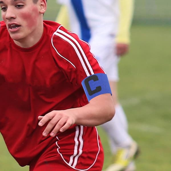 9 stk elastiske fotballkapteinsbind, justerbare nylonlagmerker