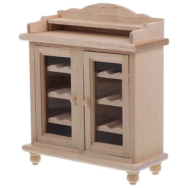 Miniaturskab Model Miniature Opbevaring Vinkabinet Køkkenskab Møbler 12.4X10.5C