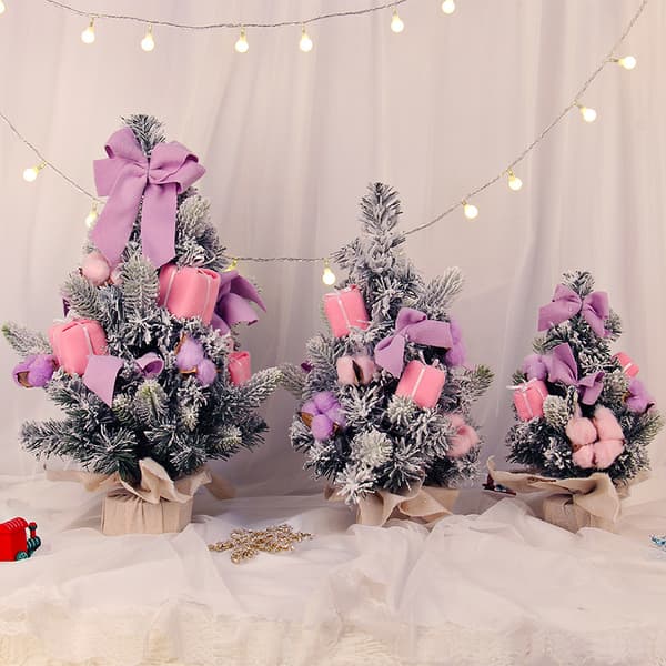 Rosa slips slips juletre julekrans stokkdekorasjon