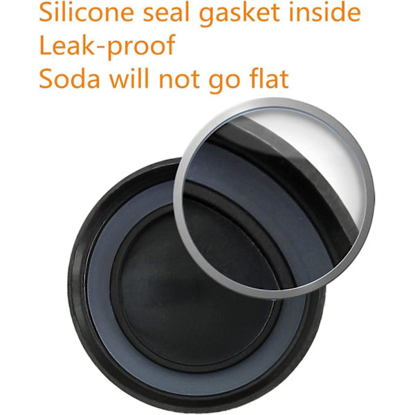 12 st. Socketöverdrag, Transparent Lock för Dryckesrör Lock för Soda Öl Energipåsar Juice Seltzer Återanvändbar Flasklock för Koldioxid