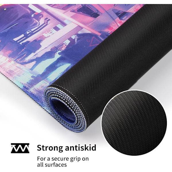 Gaming Musematte, 900 x 400 mm, Personlig Forlenget Anime Musematte, Stor Størrelse Skrivebordsmatte