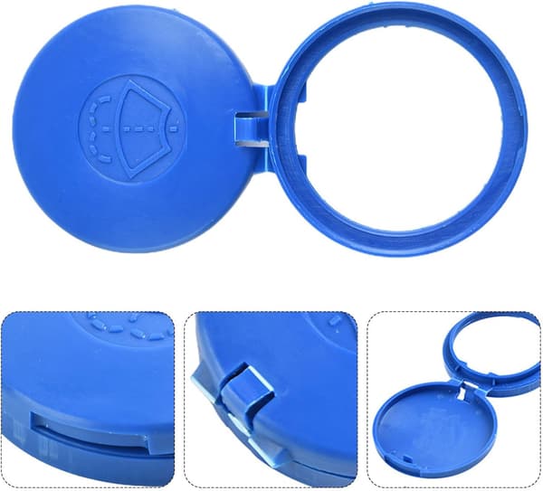 Parts Windshield Washer Cap 643230, Windshield Washer Fluid Reservoir Cap, Compatible with Peugeot 206/207/408/307, Windshield Wiper System Replacement