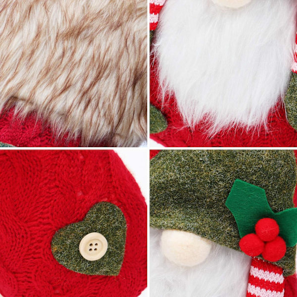 3 stycken julstrumpor Julstrumpor Julgransdekorationer Spis Santa Claus Rensa Snögubbe Julstrumpor