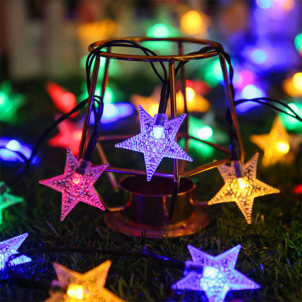 39 fot 100 LED-ljusslingor - Julgransbelysning - 8 lägen Vattentäta utomhusjulljus med stickkontakt