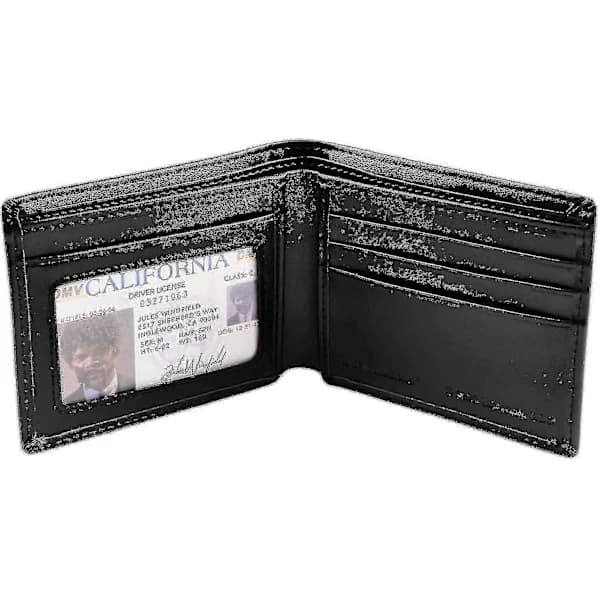 Officially Licensed Black/Red Embroidered Bad Mother Leather Wallet