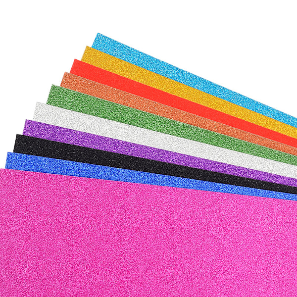 30 st Glitterpapper, för pyssel, barnkonst, gör-det-själv-projekt, klassrumsfester, handgjorda