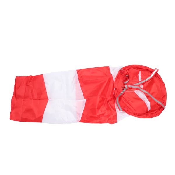 Wind Cone Light Strong Polyester Wind Direction Indicator Wind Sock for Outdoor Yard Industry Red 100cm Fluorescent Style