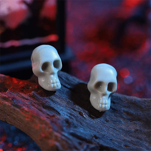 Mini Muoviset Kallo Pääkallo 50Kpl Realistinen Luuranko Kallo Koriste Halloween Prank Props Halloween Temppu Leikki Tarvikkeet