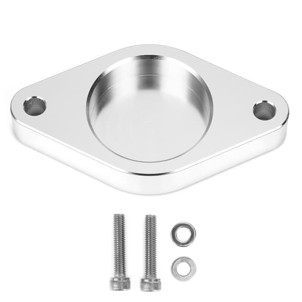 CNC Aluminum Turbo Resonator Delete Plate Replacement for Dodge Duramax 2011-2016 Silver