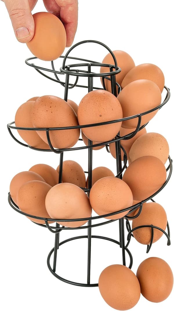 Moderne Spiraldispenser Rack Svart