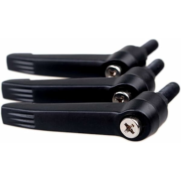 Hardware Fixing Clamping Handle - Adjustable L-shaped Clamping Handle Machine Knobs Female or Male M6 Thread (4 pcs)