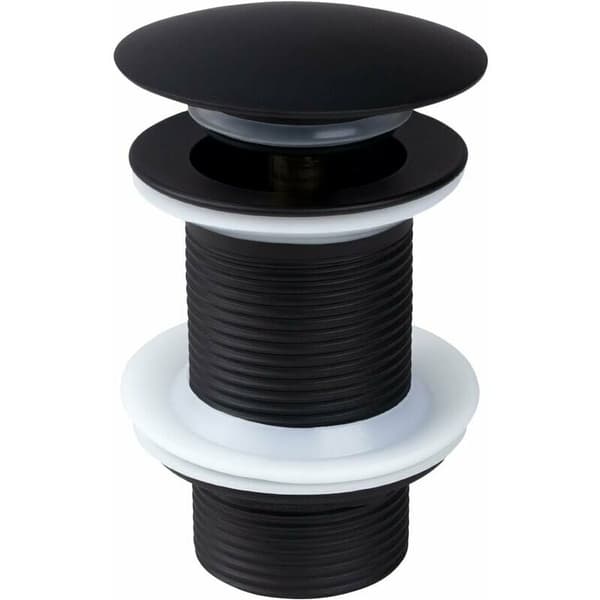 Afløbsprop uden overløb Afløbsprop Afløbsprop Afløbsprop vandlås til pool, 62mm mm G1 1/4 - sort