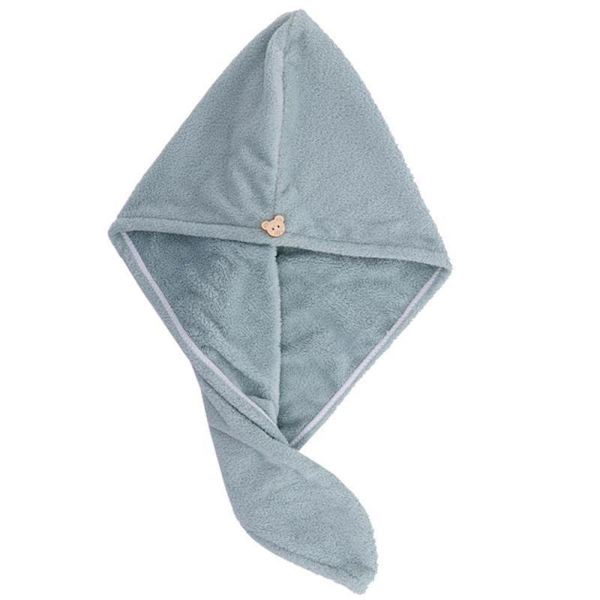 Grønn 1 stk Hurtigtørkende Håndkle i Mikrofiber Hår Wrap Håndkle Damer Dusjhette