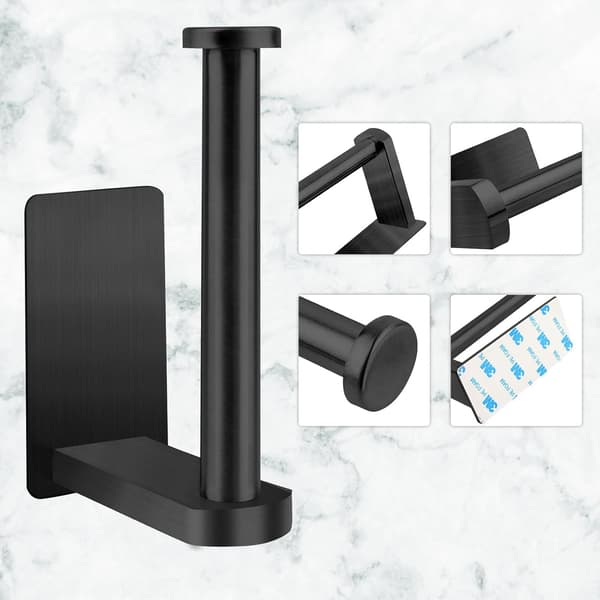 304 Rustfrit stål selvklæbende toiletpapirholder vandtæt rustfri toiletpapirholder