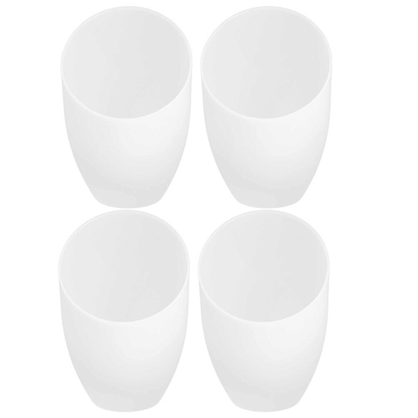 4 stk. Plastik Lampeklokke Udskiftning Lampeklokke Soveværelse Gulvlampe Lysdæksler Hvid 113X8.5X8.5CM
